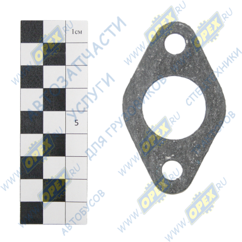 740-1002406 Прокладка ромбич. 75х46; фвнутр=28; 2отв.ф9, блока цилиндров; (1,0) Techno Drive